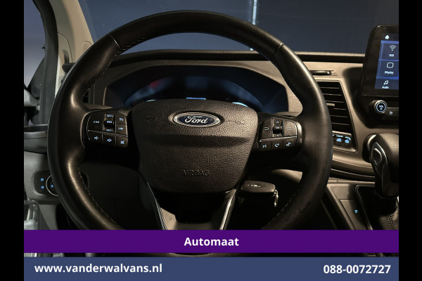 Ford Transit Custom 2.0 TDCI 131pk Automaat L2H1 Euro6 Airco | Apple Carplay | Cruisecontrol | Android Auto verwarmde voorruit, Parkeersensoren, Bijrijdersbank