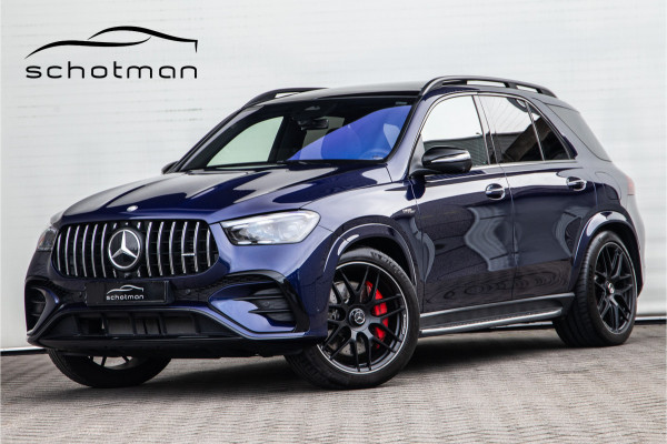 Mercedes-Benz GLE AMG 53 Hybrid 4MATIC+ Premium + Manufaktur Mysticblauw , Massage, Burmester, 585pk