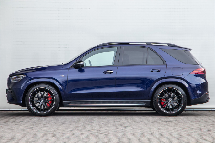 Mercedes-Benz GLE AMG 53 Hybrid 4MATIC+ Premium + Manufaktur Mysticblauw , Massage, Burmester, 585pk