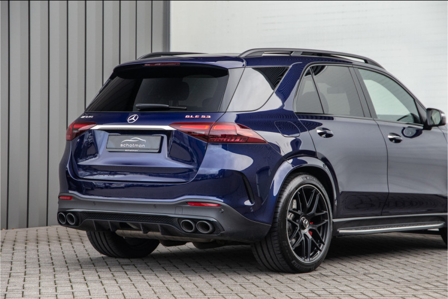 Mercedes-Benz GLE AMG 53 Hybrid 4MATIC+ Premium + Manufaktur Mysticblauw , Massage, Burmester, 585pk