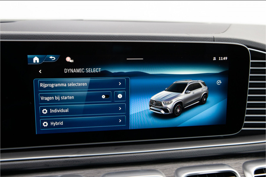 Mercedes-Benz GLE AMG 53 Hybrid 4MATIC+ Premium + Manufaktur Mysticblauw , Massage, Burmester, 585pk