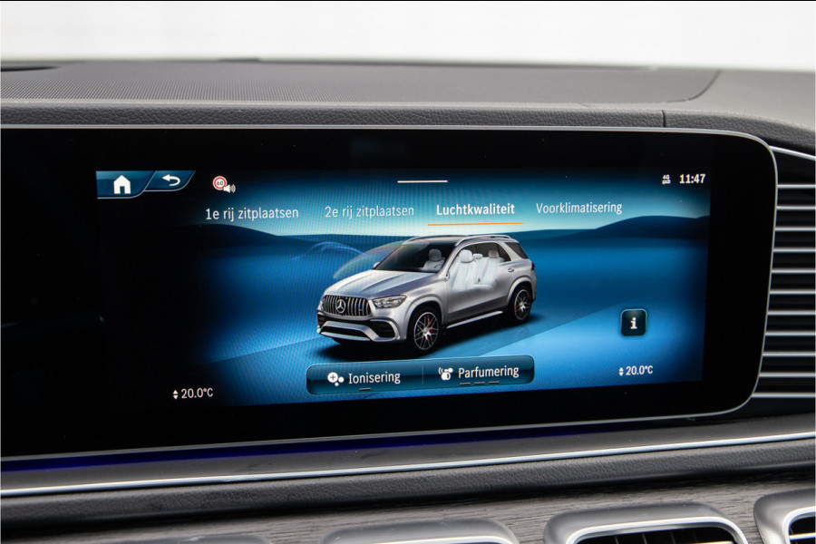 Mercedes-Benz GLE AMG 53 Hybrid 4MATIC+ Premium + Manufaktur Mysticblauw , Massage, Burmester, 585pk