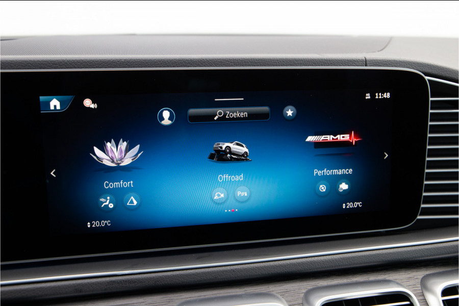 Mercedes-Benz GLE AMG 53 Hybrid 4MATIC+ Premium + Manufaktur Mysticblauw , Massage, Burmester, 585pk