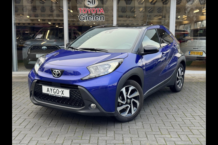 Toyota Aygo X 1.0 VVT-i MT Pulse Bi-tone | Juniper blue, 17 inch, Privacy glass, Apple CarPlay/Android auto, Airconditioning, Parkeercamera
