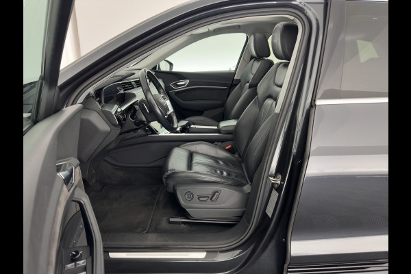 Audi e-tron 55 quattro Business edition Plus 95 kWh [ 3-Fase ] {SOH-88%} (INCL-BTW) *PANO | LUXURY-LEATHER | ADAPTIVE-CRUISE | FULL-LED | DIGI-COCKPIT | KEYLESS | MEMORY-PACK | CAMERA | NAVI-FULLMAP | SHIFT-PADDLES | DAB+ | COMFORT-SEATS | 20''ALU*