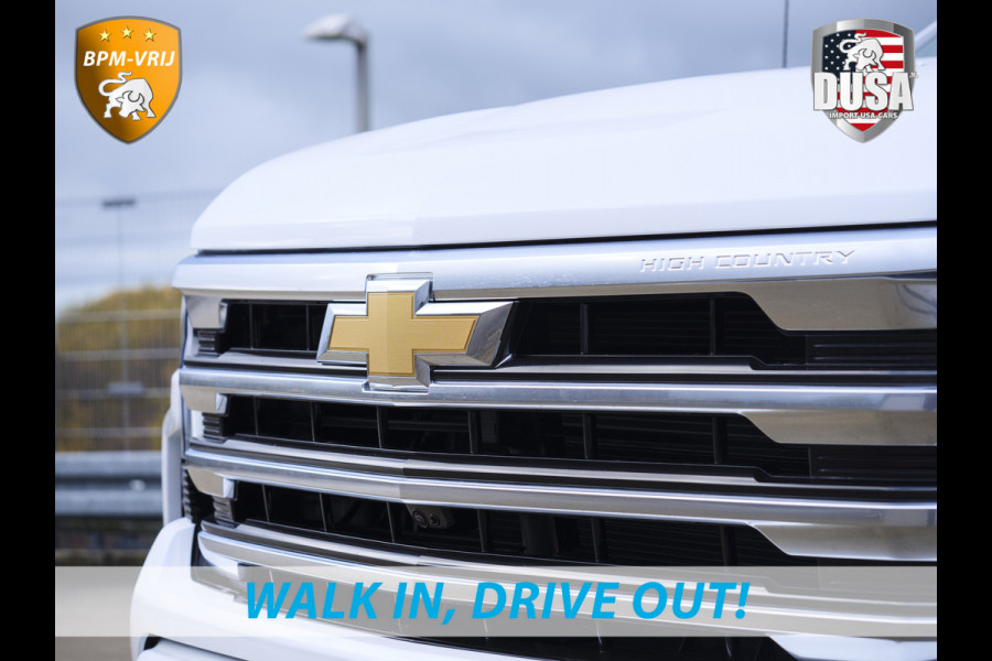 Chevrolet 1500 | Silverado | 6.2L V8 High Country | Leder | Schuifkantel NIEUW BINNEN! Getoonde accessoires zijn verkrijgbaar tegen meerprijs