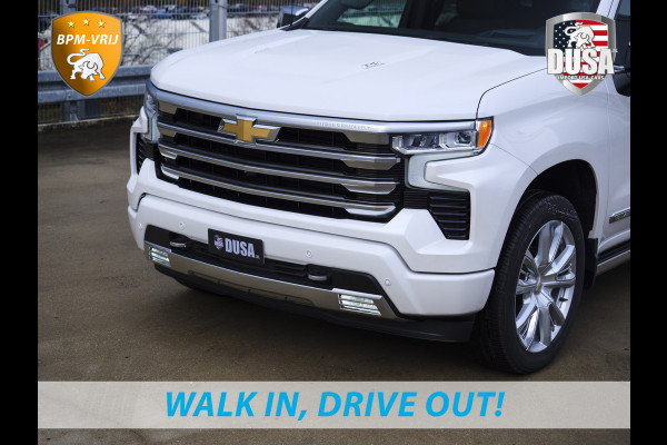 Chevrolet 1500 | Silverado | 6.2L V8 High Country | Leder | Schuifkantel NIEUW BINNEN! Getoonde accessoires zijn verkrijgbaar tegen meerprijs