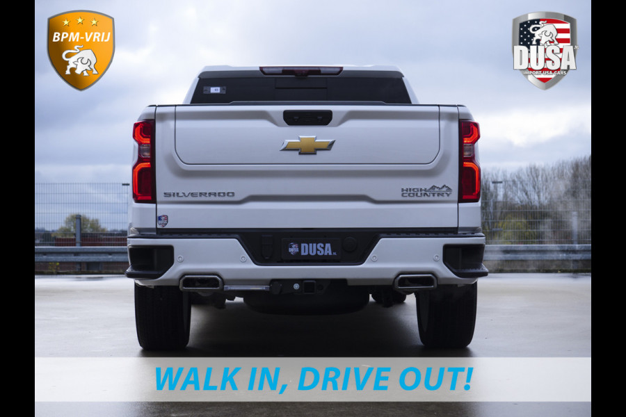 Chevrolet 1500 | Silverado | 6.2L V8 High Country | Leder | Schuifkantel NIEUW BINNEN! Getoonde accessoires zijn verkrijgbaar tegen meerprijs