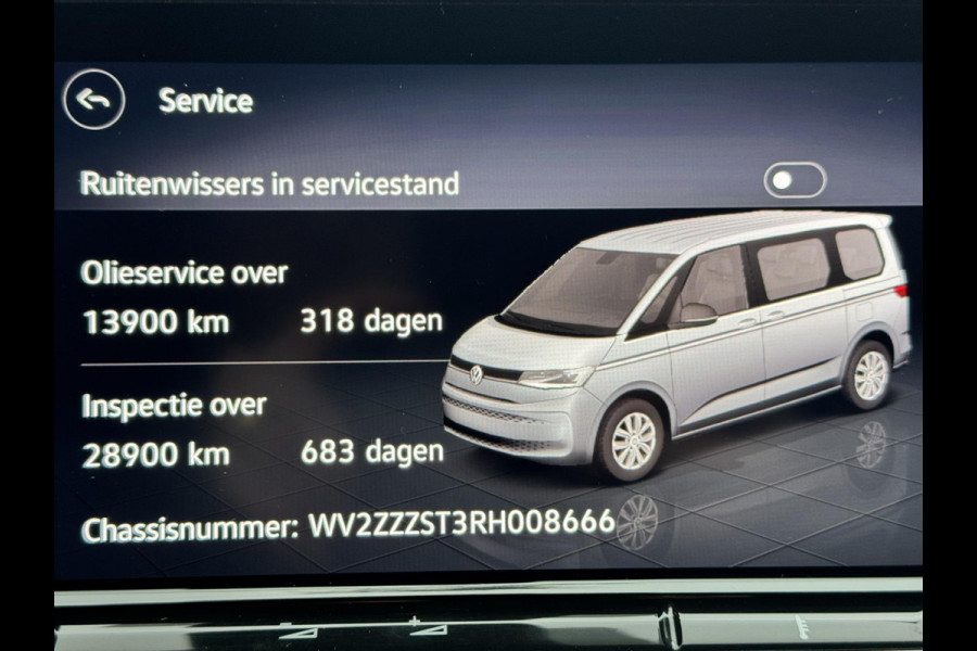 Volkswagen Multivan 1.4 eHybrid L2H1 Life Automaat Climate control Cruise control Navigatie Apple / Android