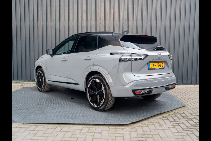 Nissan QASHQAI 1.5 e-Power N-Design | 20'' | Stoel & Stuur verw. | 360 camera | Dodehoek sensoren | keyless | Panodak | Prijs Rijklaar!!