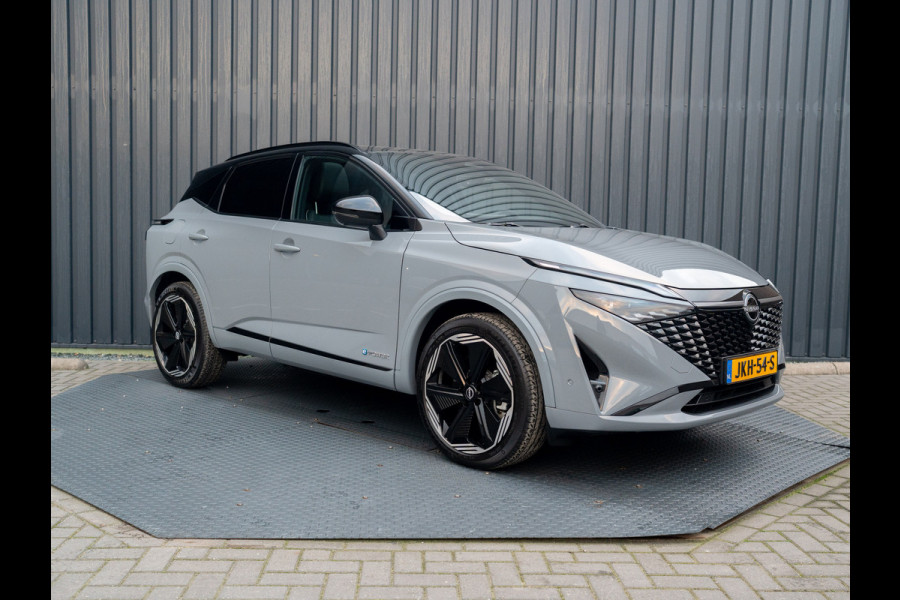 Nissan QASHQAI 1.5 e-Power N-Design | 20'' | Stoel & Stuur verw. | 360 camera | Dodehoek sensoren | keyless | Panodak | Prijs Rijklaar!!