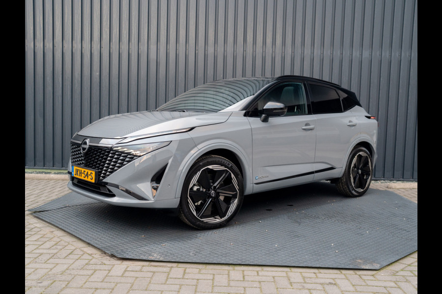 Nissan QASHQAI 1.5 e-Power N-Design | 20'' | Stoel & Stuur verw. | 360 camera | Dodehoek sensoren | keyless | Panodak | Prijs Rijklaar!!