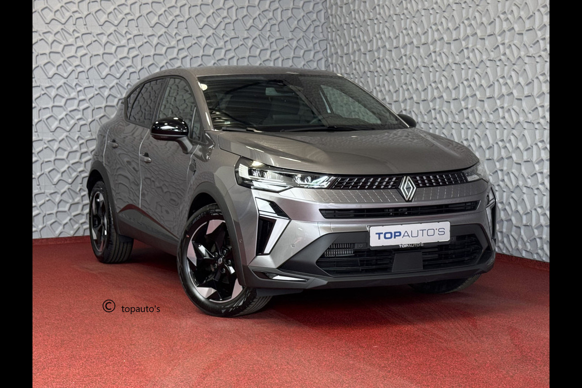 Renault Captur 1.3 MILD HYBRID 160 TECHNO CAMERA 18''LMV STOEL/STUUR .VERW PURE VISION LED 10'' R-LINK NAVI 2025 EDC-automaat (Efficiënt Dual Clutch) 7 Versnellingen 1200KG Trekgewicht