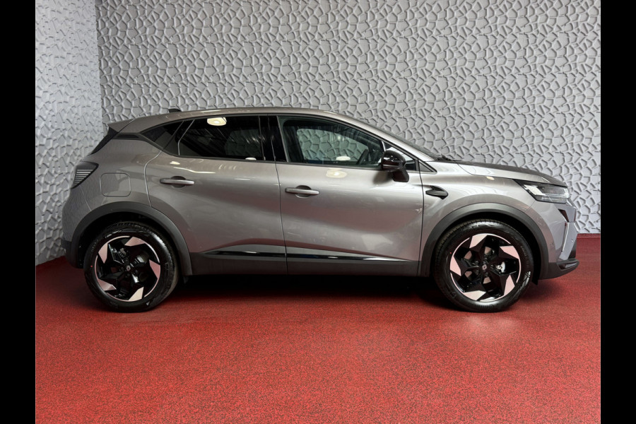 Renault Captur 1.3 MILD HYBRID 160 TECHNO CAMERA 18''LMV STOEL/STUUR .VERW PURE VISION LED 10'' R-LINK NAVI 2025 EDC-automaat (Efficiënt Dual Clutch) 7 Versnellingen 1200KG Trekgewicht