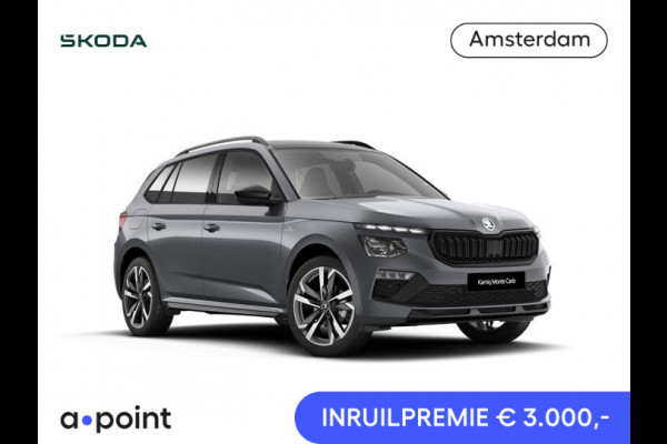 Škoda Kamiq Monte Carlo 1.0 TSI 85 kW / 115 PK SUV 7 versn. DS | Travel Assist Plus | Winter Pakket | 18 inch lichtmetalen velgen Ursa Monte Carlo