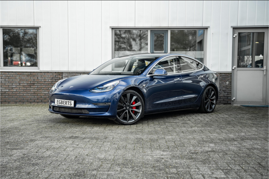 Tesla Model 3 Performance AWD 75 kWh Tijdelijke Black friday deal, nu van 29750.- voor 28750.-