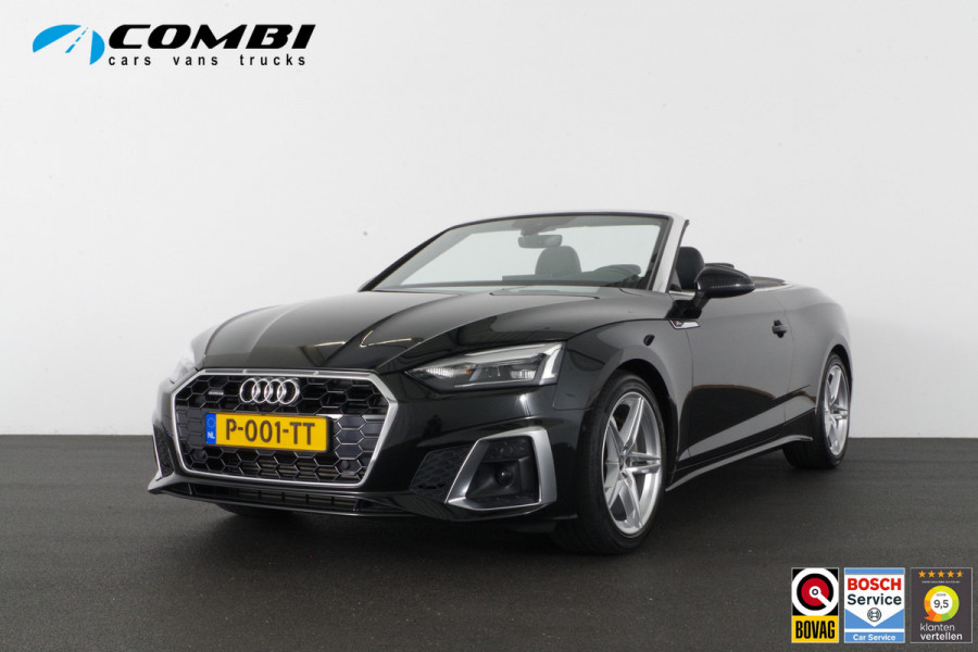 Audi A5 Cabriolet 45 TFSI quattro S edition 266pk > Full S-Line/cabrio/Leer/18inch/camera