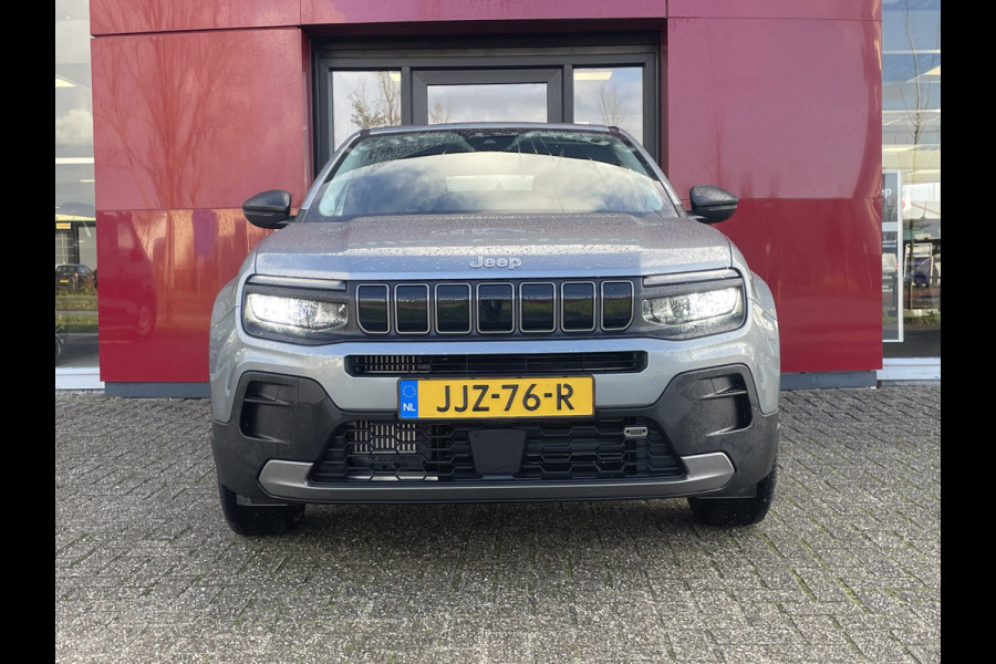 Jeep Avenger 1.2 Longitude | parkeersensoren rijdende auto niet altijd aanwezig