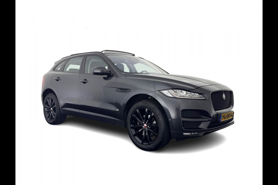 Jaguar F-Pace 2.0 Portfolio Black-line AWD 25d (INCL-BTW) Aut. *PANO | HEAD-UP | LUXURY-LEATHER | BLIND-SPOT | MERIDIAN-SOUND | HEATED-SPORTSEATS | NAVI-FULLMAP | KEYLESS | CAMERA | ECC | CARPLAY | SHIFT-PADDLES | PDC | LANE-ASSIST | ...