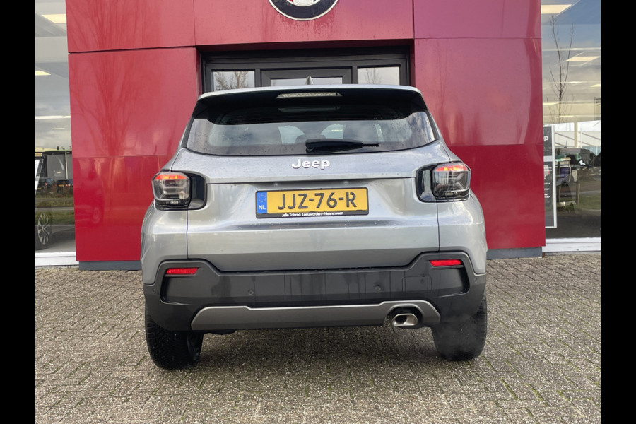 Jeep Avenger 1.2 Longitude | parkeersensoren rijdende auto niet altijd aanwezig