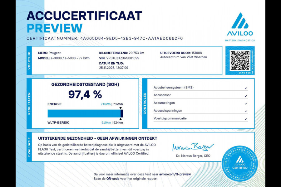 Peugeot E-3008 GT Avantage 210 73 kWh Afn. Trekhaak