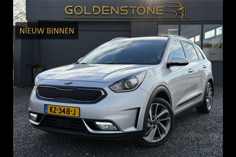 Kia Niro 1.6 GDi Hybrid SportsLine 2e Eigenaar,Camera,Navi,Leder,Clima,Cruise,Stoelverw.Stuurverw.Stoelventilatie,Pdc,Lm velgen,N.A.P,Nieuwe Apk bij Aflevering