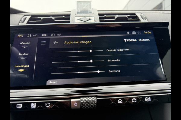 DS DS 7 225pk E-Tense Etoile (Elektrisch Schuifdak - Trekhaak - NightVision - Focal Electra - Leder incl verwarming/koeling/massage/gehe