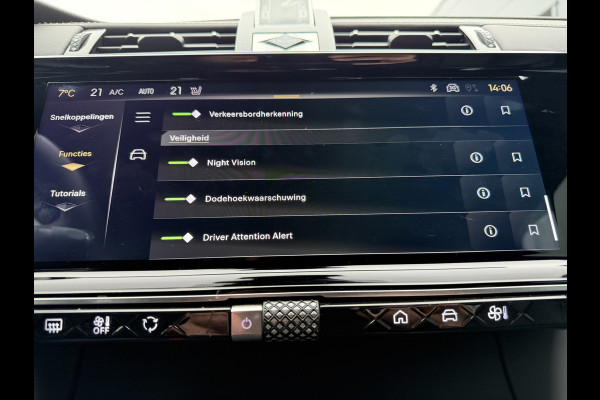 DS DS 7 225pk E-Tense Etoile (Elektrisch Schuifdak - Trekhaak - NightVision - Focal Electra - Leder incl verwarming/koeling/massage/gehe