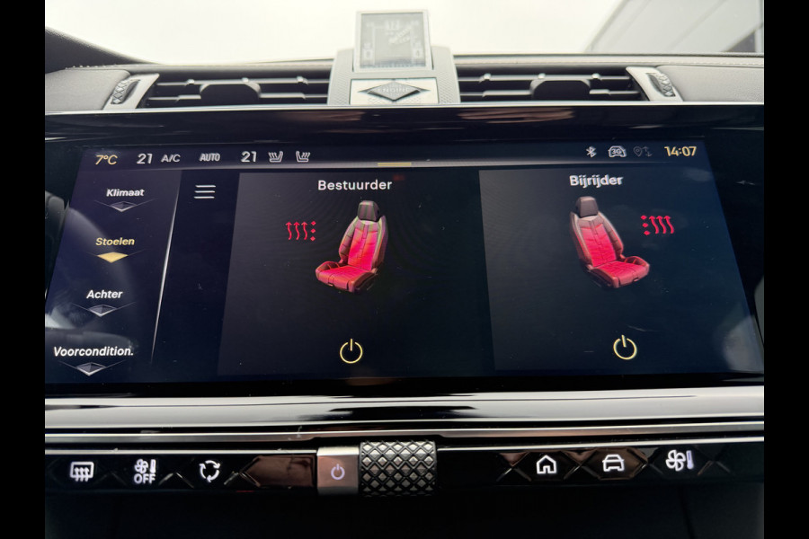 DS DS 7 225pk E-Tense Etoile (Elektrisch Schuifdak - Trekhaak - NightVision - Focal Electra - Leder incl verwarming/koeling/massage/gehe