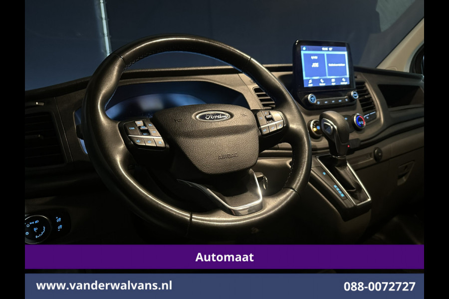 Ford Transit Custom 2.0 TDCI 131pk Automaat L2H1 Euro6 Airco | Apple Carplay | Cruisecontrol | LED Parkeersensoren, Verwarmde voorruit, Bijrijdersbank
