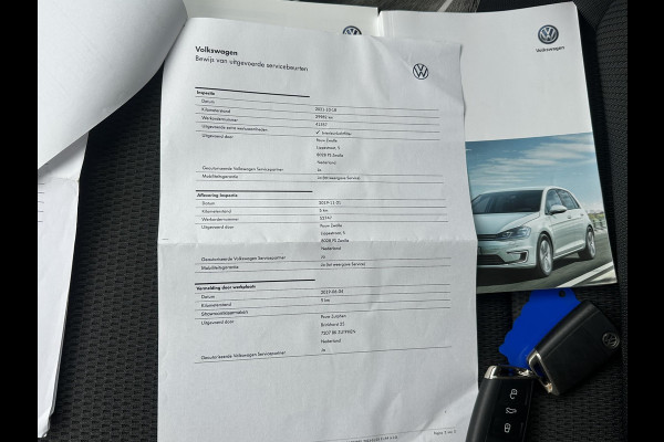 Volkswagen e-Golf E-DITION STOELVERWARMING | KEYLESS ENTRY | DEALER ONDERHOUDEN | RIJKLAARPRIJS