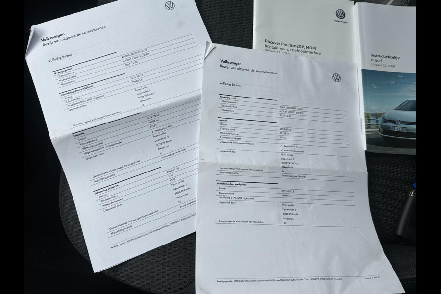 Volkswagen e-Golf E-DITION STOELVERWARMING | KEYLESS ENTRY | DEALER ONDERHOUDEN | RIJKLAARPRIJS