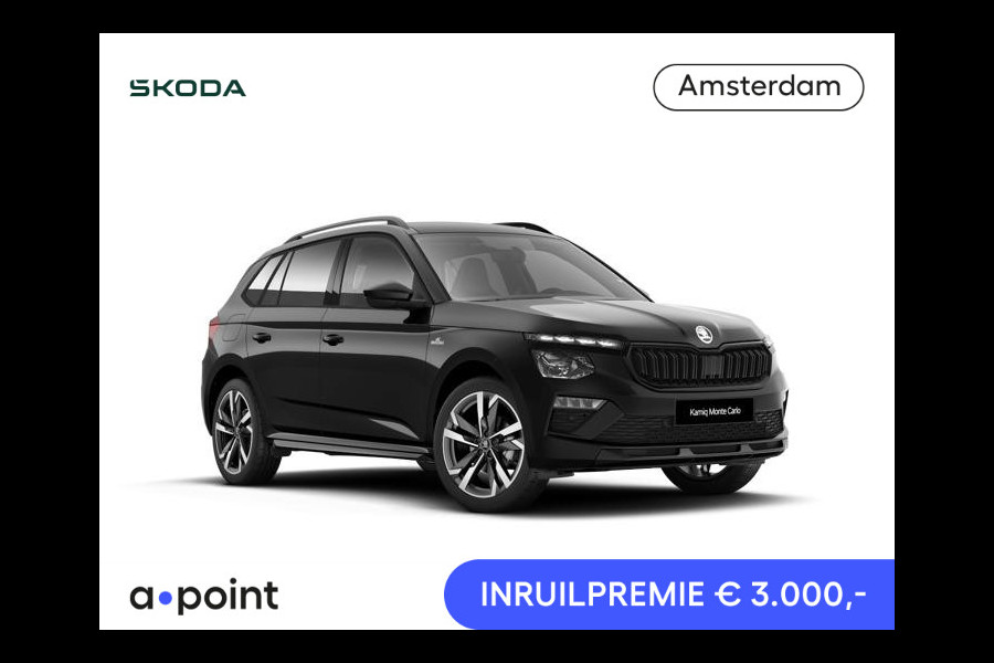 Škoda Kamiq 1.0 TSI Monte Carlo | Mechanisch wegklapbare trekhaak | Winter Pakket | 18 inch lichtmetalen velgen Ursa Monte Carlo