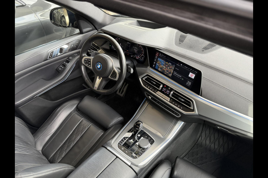 BMW X5 xDrive45e High Ex. M-Sport|Individual|SOH93%|Pano|Laser|CoPilot|21"|HUD|HIFI|Trekhaak|Tansanit