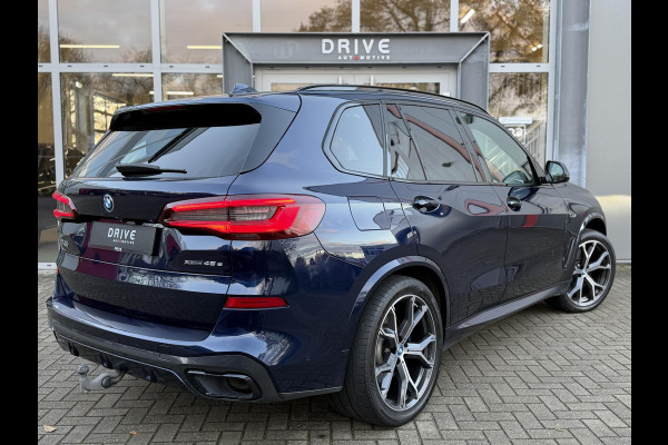 BMW X5 xDrive45e High Ex. M-Sport|Individual|SOH93%|Pano|Laser|CoPilot|21"|HUD|HIFI|Trekhaak|Tansanit