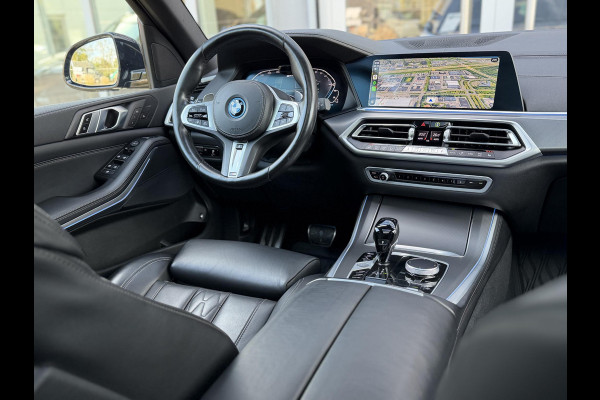 BMW X5 xDrive45e High Ex. M-Sport|Individual|SOH93%|Pano|Laser|CoPilot|21"|HUD|HIFI|Trekhaak|Tansanit