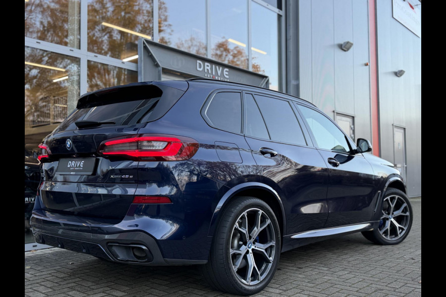 BMW X5 xDrive45e High Ex. M-Sport|Individual|SOH93%|Pano|Laser|CoPilot|21"|HUD|HIFI|Trekhaak|Tansanit