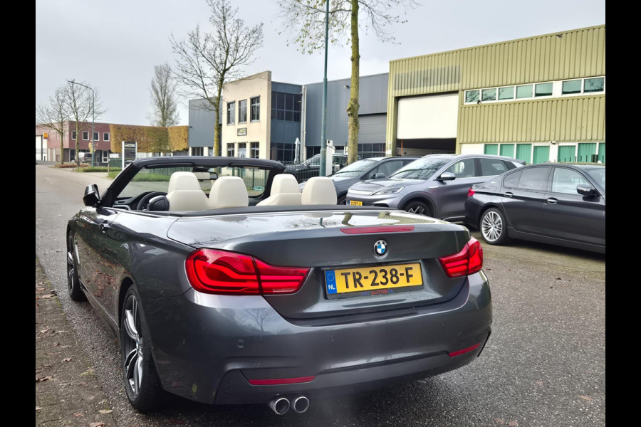 BMW 4 Serie Cabrio 330i M Sport Apple CarPlay 6WB Dig. DASH Elk.Stoelen Line Assist Dodehoek Camera 430i High Executive
