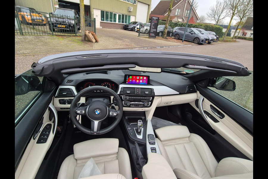BMW 4 Serie Cabrio 330i M Sport Apple CarPlay 6WB Dig. DASH Elk.Stoelen Line Assist Dodehoek Camera 430i High Executive