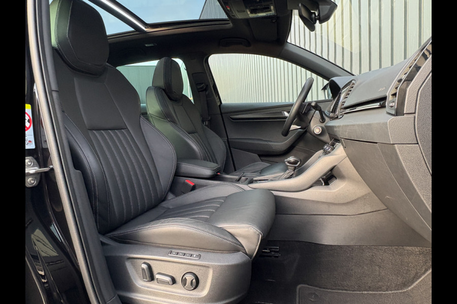 Škoda Karoq 1.5 TSI ACT Sportline Business | Panodak | Leder | Stoelgeheugen | Elk A-klep | Prijs Rijklaar!!