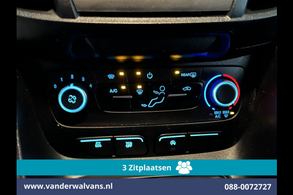 Ford Transit Connect 1.5 EcoBlue 100pk L1H1 Euro6 Airco | 3-Zits | Parkeersensoren | Trekhaak Zijdeur, Verwarmde voorruit, Bijrijdersbank