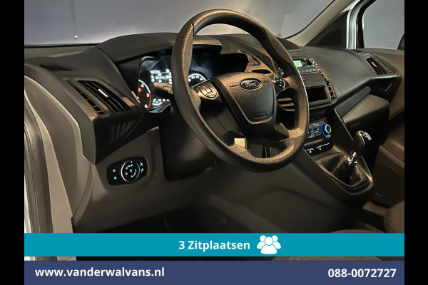 Ford Transit Connect 1.5 EcoBlue 100pk L1H1 Euro6 Airco | 3-Zits | Parkeersensoren | Trekhaak Zijdeur, Verwarmde voorruit, Bijrijdersbank
