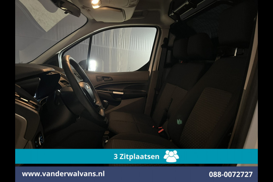 Ford Transit Connect 1.5 EcoBlue 100pk L1H1 Euro6 Airco | 3-Zits | Parkeersensoren | Trekhaak Zijdeur, Verwarmde voorruit, Bijrijdersbank