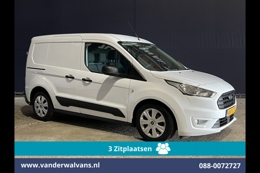 Ford Transit Connect 1.5 EcoBlue 100pk L1H1 Euro6 Airco | 3-Zits | Parkeersensoren | Trekhaak Zijdeur, Verwarmde voorruit, Bijrijdersbank