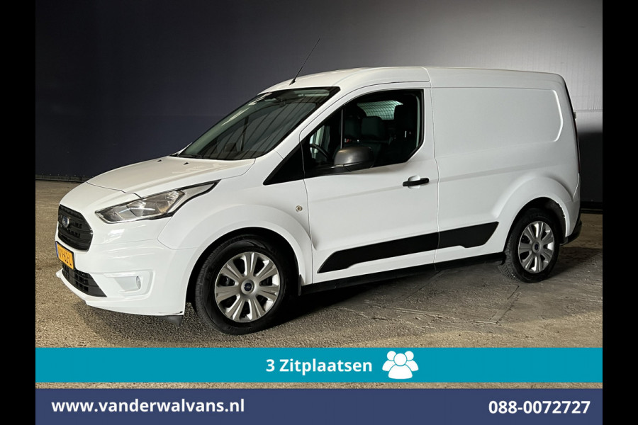 Ford Transit Connect 1.5 EcoBlue 100pk L1H1 Euro6 Airco | 3-Zits | Parkeersensoren | Trekhaak Zijdeur, Verwarmde voorruit, Bijrijdersbank