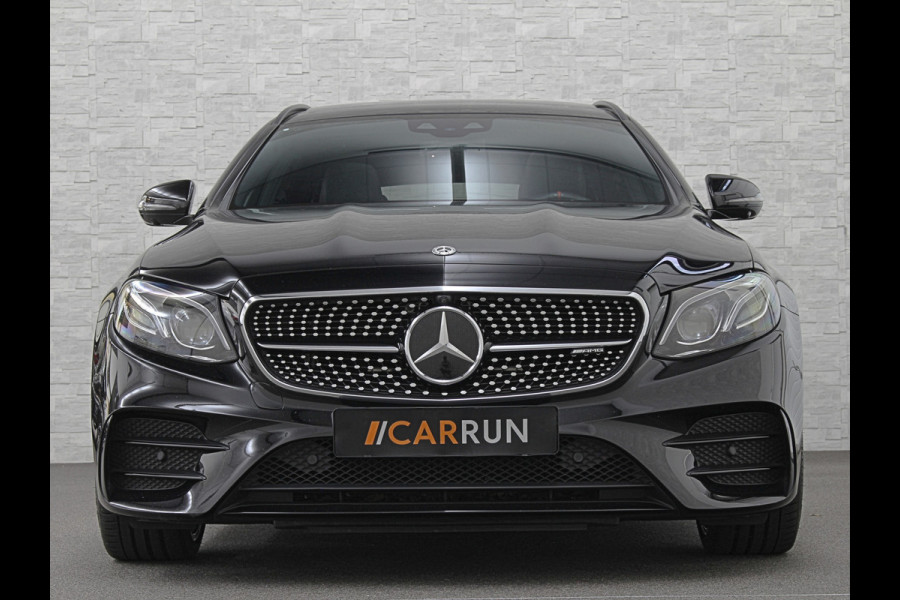 Mercedes-Benz E-Klasse Estate 53 AMG 4MATIC | Luchtvering | 360 View | Burmester | Distronic+ | Memory | Multibeam-LED | Bovag Garantie | Widescreen | Panorama | Leder | Trekhaak | Sfeerverlichting | Night-Pakket | 20'' | Carplay | Stoelverwarming |