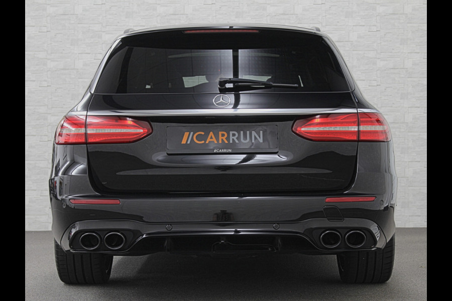 Mercedes-Benz E-Klasse Estate 53 AMG 4MATIC | Luchtvering | 360 View | Burmester | Distronic+ | Memory | Multibeam-LED | Bovag Garantie | Widescreen | Panorama | Leder | Trekhaak | Sfeerverlichting | Night-Pakket | 20'' | Carplay | Stoelverwarming |