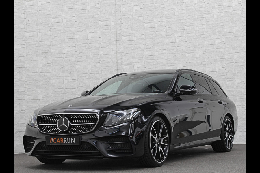 Mercedes-Benz E-Klasse Estate 53 AMG 4MATIC | Luchtvering | 360 View | Burmester | Distronic+ | Memory | Multibeam-LED | Bovag Garantie | Widescreen | Panorama | Leder | Trekhaak | Sfeerverlichting | Night-Pakket | 20'' | Carplay | Stoelverwarming |