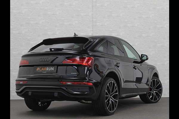 Audi Q5 Sportback 40 TFSI Benzine S-Line | ACC | Sfeerverlichting | Keyless-Entry | Matrix-LED | Virtual-Cockpit | Tour-Pakket | Black-Optic | Camera | Beker-Clima | 3-Zone Clima | Draadloos Laden | Zonwering | 6 mnd. BOVAG Garantie |