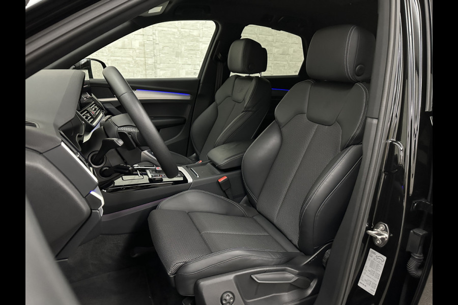 Audi Q5 Sportback 40 TFSI Benzine S-Line | ACC | Sfeerverlichting | Keyless-Entry | Matrix-LED | Virtual-Cockpit | Tour-Pakket | Black-Optic | Camera | Beker-Clima | 3-Zone Clima | Draadloos Laden | Zonwering | 6 mnd. BOVAG Garantie |